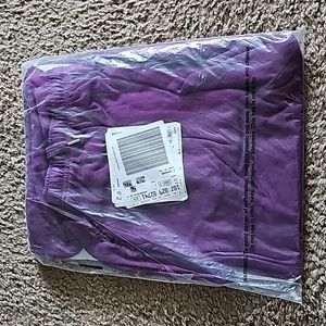 Woman within slacks Plum Large tall. Drawstring waist NWT